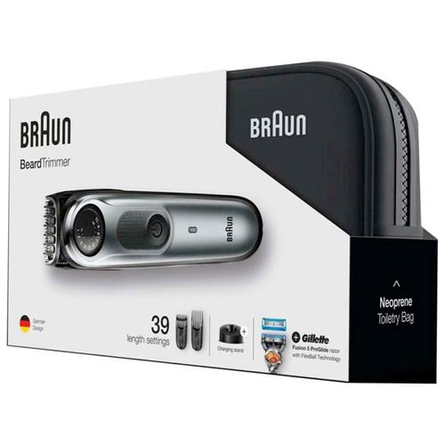 Braun BT7940TS Cortabarba recargable con 39 Ajustes y Funda