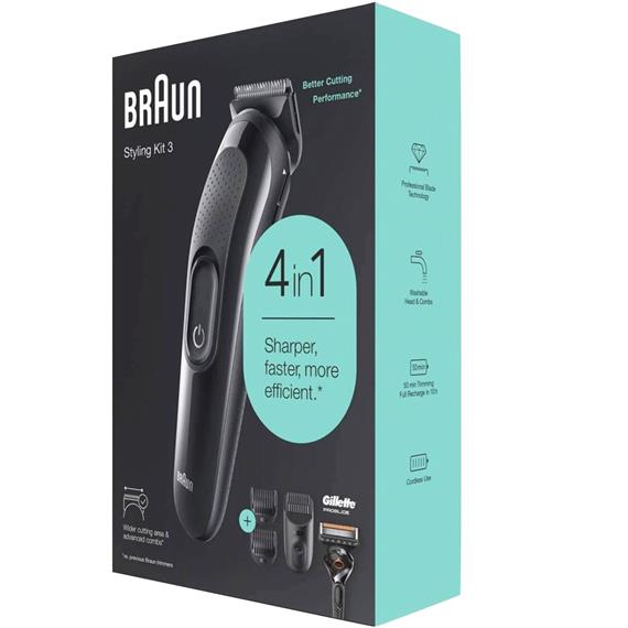 Braun SK3300 Cortapelo Recargable Kit 4-1