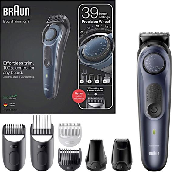 Braun BT 7330 Corta barba Recargable con 39 Ajustes