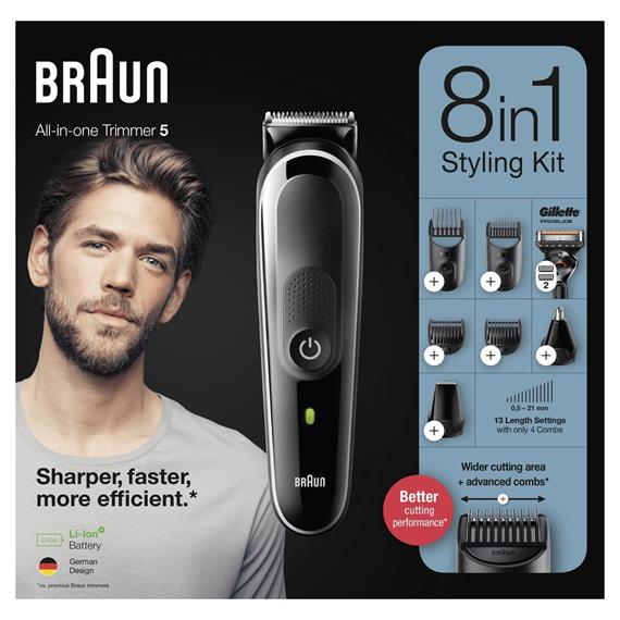 Braun MGK5360 Recortadora kit 8 Accesorios