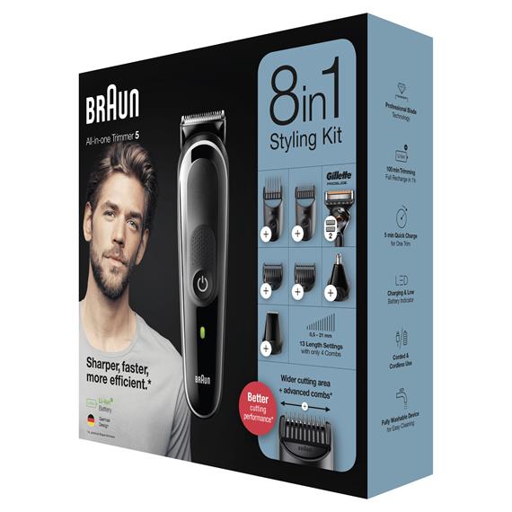 Braun MGK5360 Recortadora kit 8 Accesorios