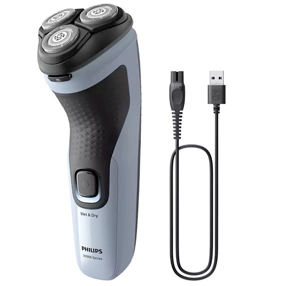 Philips Afeitadora X3003 Seco y Húmedo Recargable y Cortapatillas