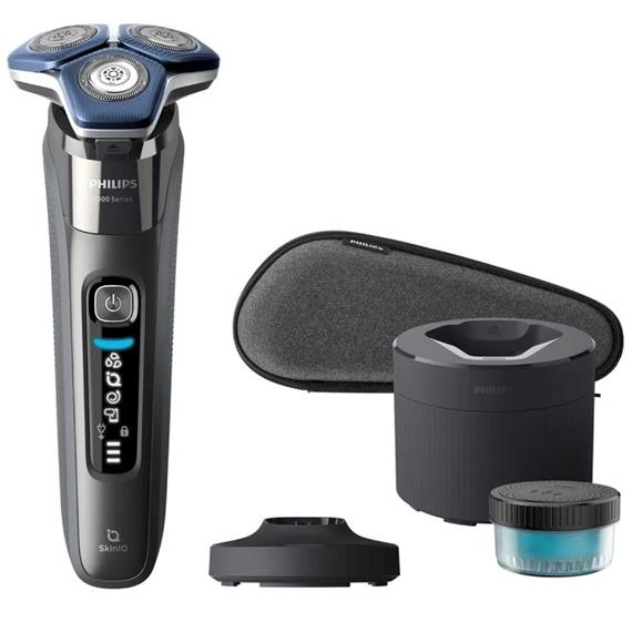 Philips Afeitadora S7887/55 para Seco y Mojado SkinIQ con Base de limpieza