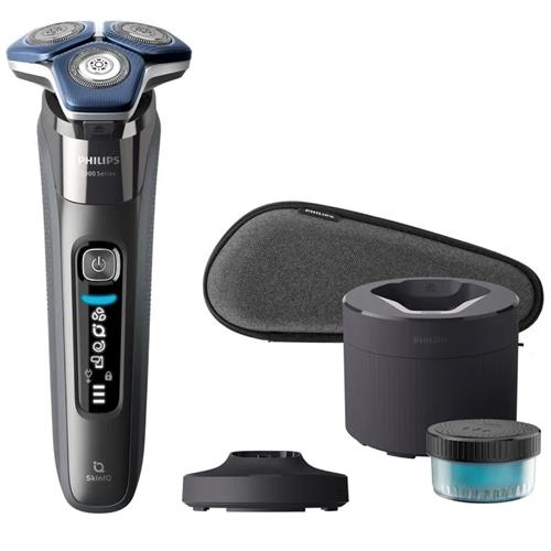Philips Afeitadora S7887/55 para Seco y Mojado SkinIQ con Base de limpieza