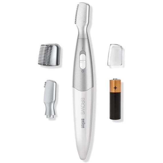 Braun FG1106 Recortadora Facial de Precisión Inalámbrica Blanca