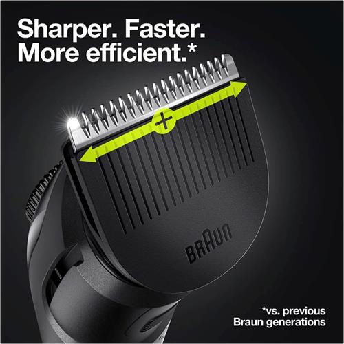 Braun BT3300 Recortadora de Barba Recargable con 20 Tamaños de corte