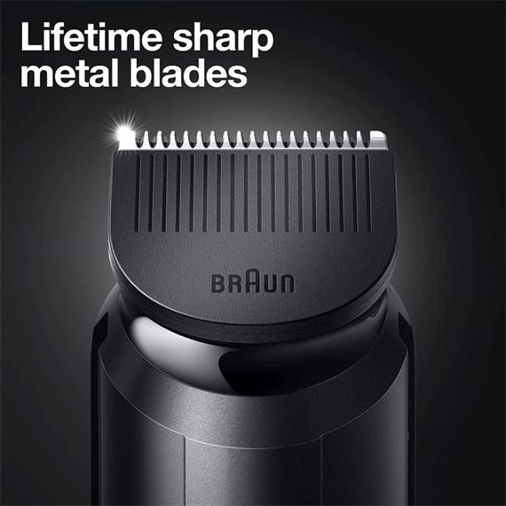 Braun BT3300 Recortadora de Barba Recargable con 20 Tamaños de corte