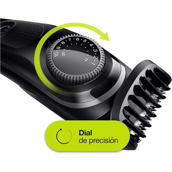Braun BT5242 Recortadora de Barba Recargable con 39 Tamaños de corte