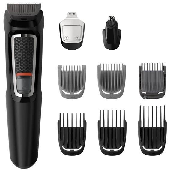Philips MG3740/15 Recortadora para Pelo y Cara 9 Accesorios