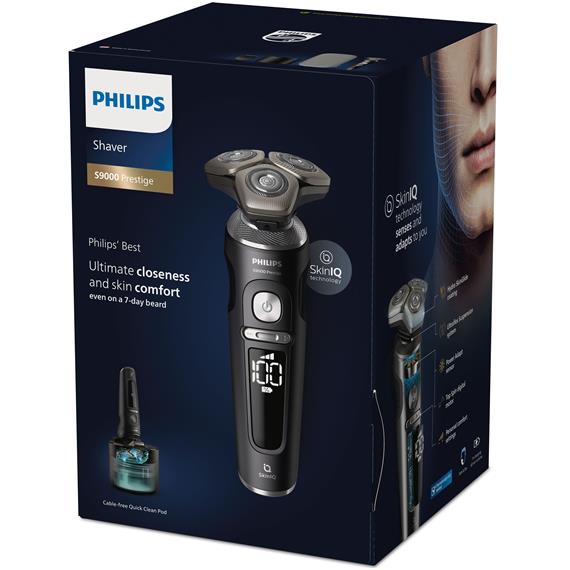 Philips Afeitadora SP9840/32 Serie 9000 Prestige con Base de limpieza