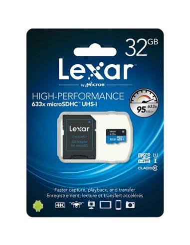 LEXAR MICRO SDHC 32GB 95MB/S UHS-1 (LSDMI32GBBEU633A)