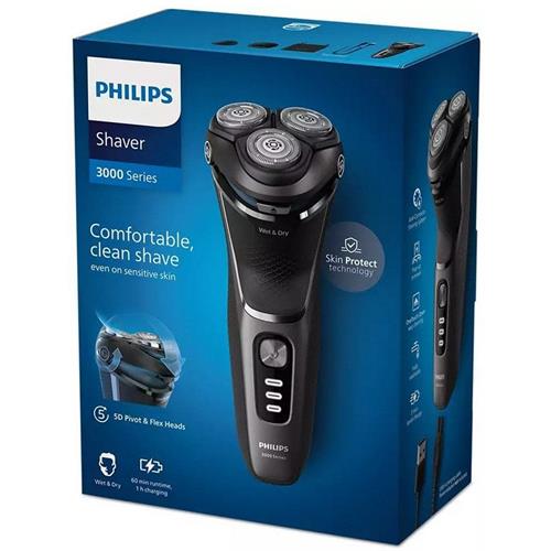 Philips Afeitadora S3343/13 Recargable Wet & Dry SkinProtect 5D