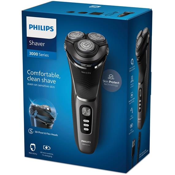 Philips Afeitadora S3343/13 Recargable Wet & Dry SkinProtect 5D