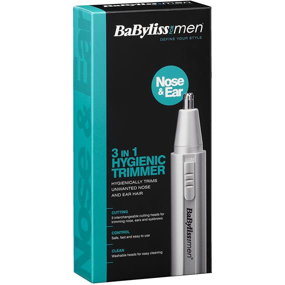 BABYLISS 7051BU DEPILADOR NASAL 3-1