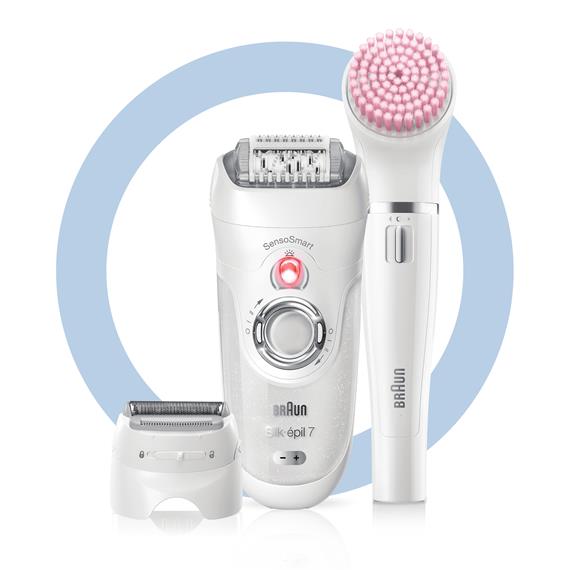 Braun SE 7-875 Depiladora Silk-épil Senso Smart Beauty Set