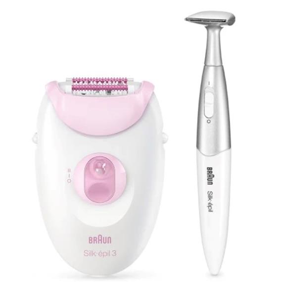 Braun Silk-Epil 3-321 Depiladora 20 Pinzas con Perfilador