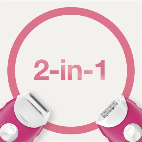 Braun Silk-Epil 3-276 Depiladora con 2 Cabezales