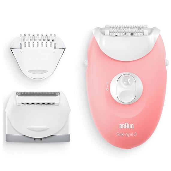 Braun Silk-Epil 3-277 Depiladora Silk-Epil 3 Smartlight con 2 cabezales