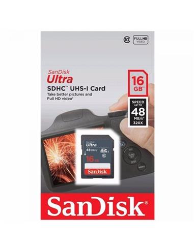SANDISK SDHC UHS-I 16GB 48MB/S