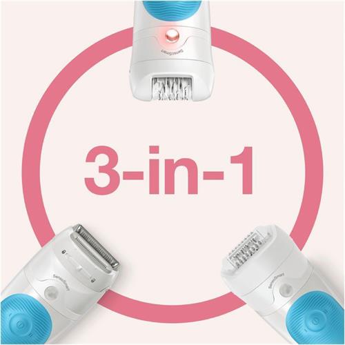 Braun SES5-605 Silk-épil Depiladora con 3 Cabezales