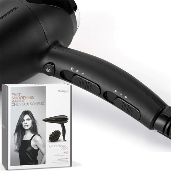 Babyliss D572DE Secador de Pelo 2200W con difusor