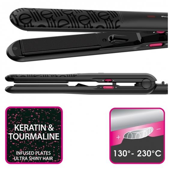 Rowenta SF3212F0 Plancha de Pelo Optiliss 2 Elite Negra