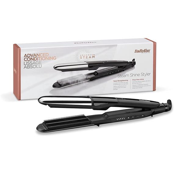 Babyliss ST496E Plancha de Pelo 39mm Con Vapor Iónico