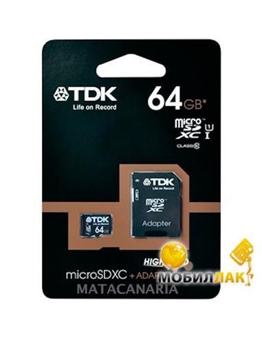 TDK MICRO SDXC 64GB C10
