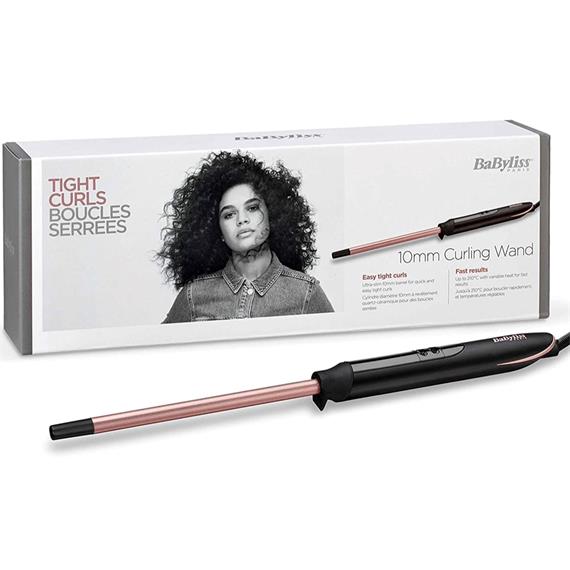Babyliss C449E Tenacilla de Pelo 10mm para rizos muy definidos