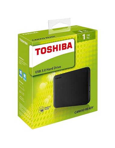 DISCO DURO EXTERNO TOSHIBA 1 TB USB 3.0 CANVIO BASIC