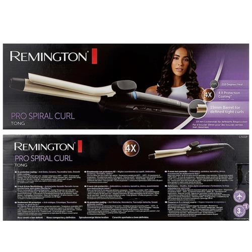 Remington CI5319 Moldeador y Rizador Pro Spiral Curl 19mm