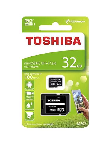 MEM. MICRO SDHC 32GB CLASS10 TOSHIBA 100MB/S UHS-I