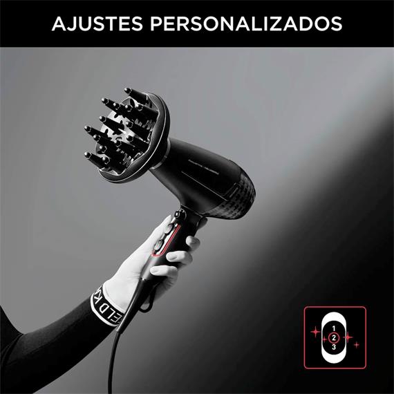 Rowenta x Karl Lagerfeld CV887LF0 Secador Motor AC 2.200W