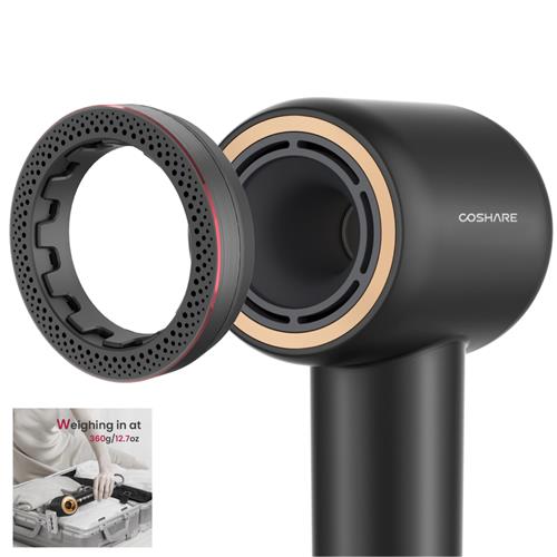 Coshare Superflow1 Secador de Alta Velocidad con Iones Negro