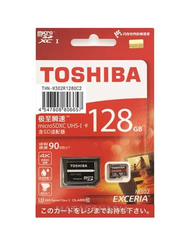 TOSHIBA MICRO SDXC UHS-I 90MB 128GB CLASS 10