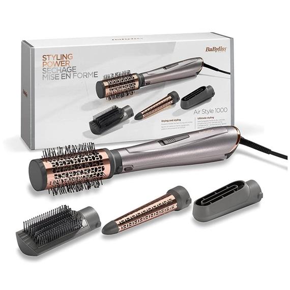 Babyliss AS136E Cepillo Secador Moldeador de Pelo 4-1 1000W Gris