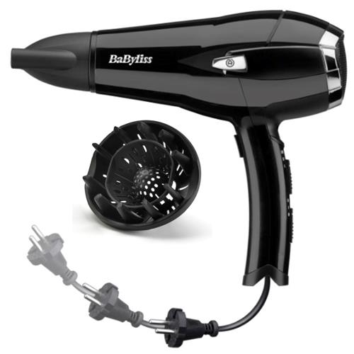 Babyliss D374DE Secador de Pelo 2.000W Con Cable Retráctil