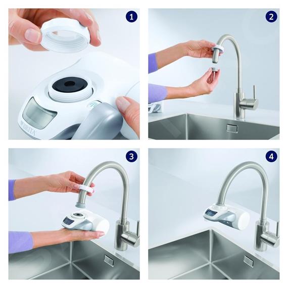 Brita OnTap Pro V-MF Sistema Filtración para Grifo + 1  Filtro