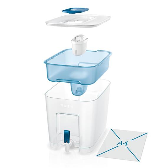 Brita Depósito Filtrante Flow Azul 8.2 Litros + 1 Filtro 1f MXPRO