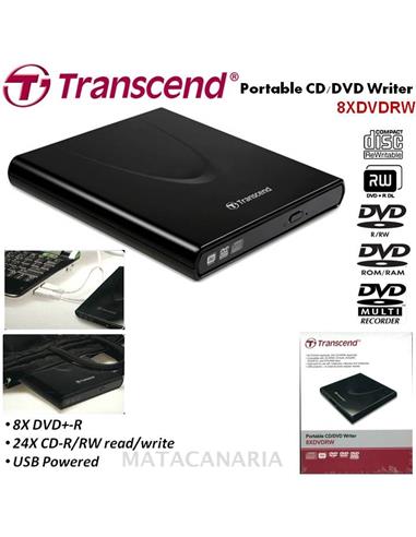TRANSCEND DVD 8X SLIM USB BLACK