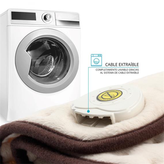 TM Almohadilla Eléctrica para Espalda con Velcro (TMHEP112)