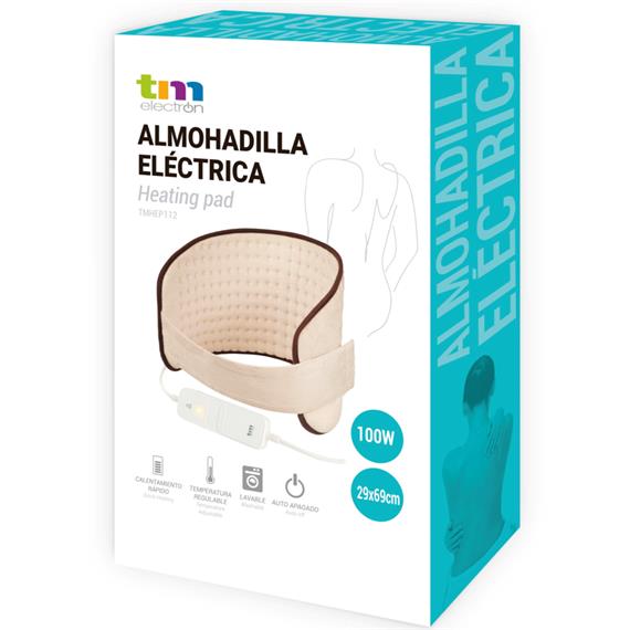 TM Almohadilla Eléctrica para Espalda con Velcro (TMHEP112)