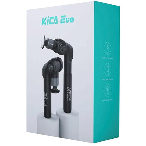 Kica Evo Pistola de masaje profesional con mango flexible y función calor