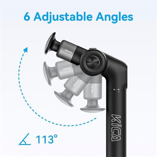 Kica Evo Pistola de masaje profesional con mango flexible y función calor