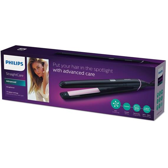 PHILIPS BHS-674 PLANCHA DE PELO Y ALISADOR  IÓNICO 220º DIGITAL