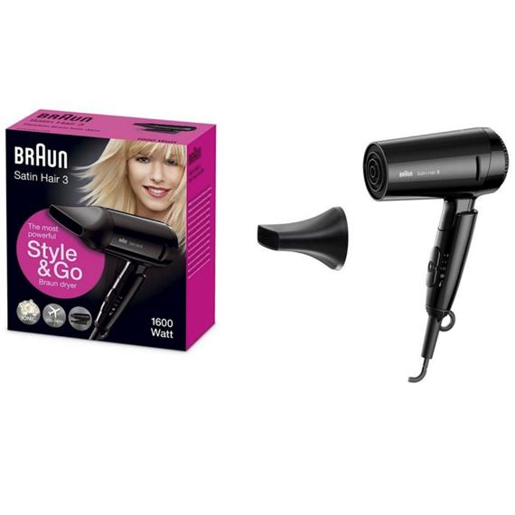 Braun Satin Hair 3 HD350E Secado de Viaje 1.600W