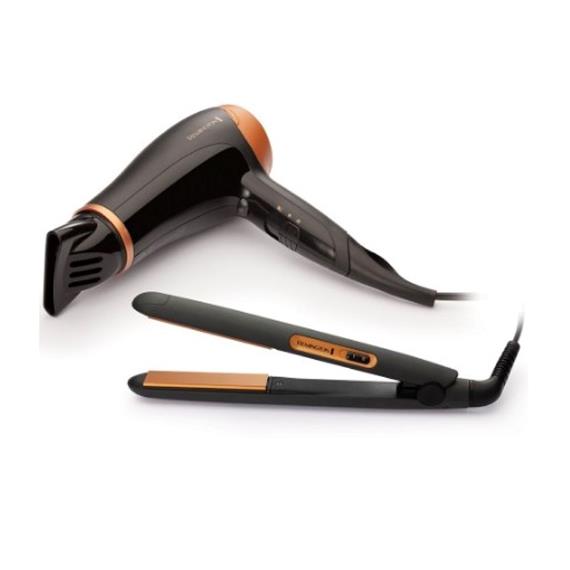 Remington D3012GP Pack Secador 2.000W + Plancha Alisadora  215º
