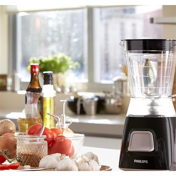 PHILIPS HR2052 Batidora de Vaso negra 1.25L 350W
