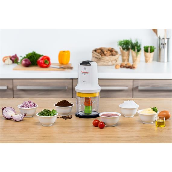 Moulinex AT723110 Picadora 500W 6 en 1 Blanca