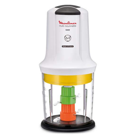Moulinex AT723110 Picadora 500W 6 en 1 Blanca